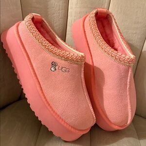 **Limited Edition*UGG Tazz Love '25 Slipper Arroyo Tropical Pink Platform Size 7